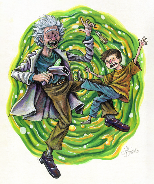 Mick and Rorty (LIMITED PRINTS)