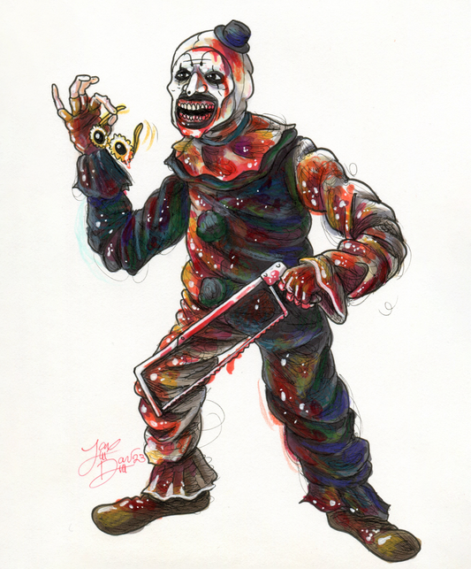 Art the Clown (ORIGINAL ARTWORK)