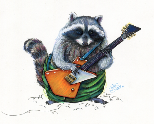 Redwald the Raccoon (LIMITED PRINTS)
