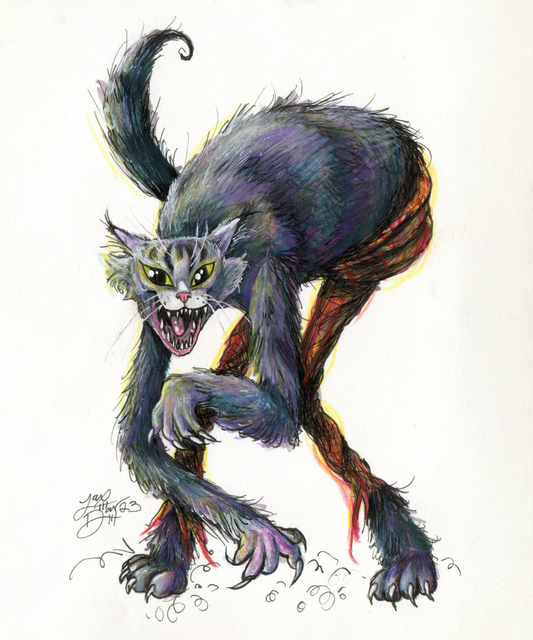 Werecat (ORIGINAL ARTWORK)