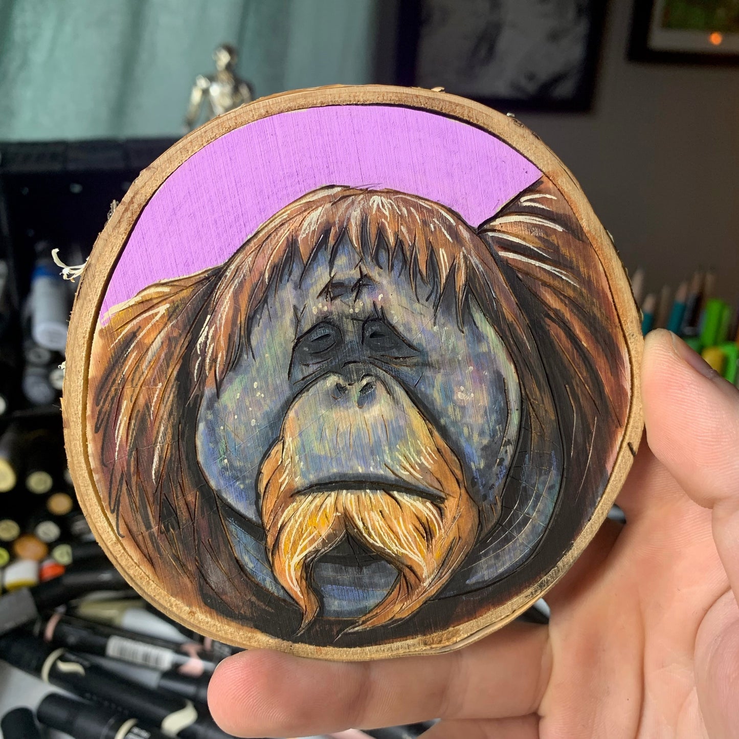Orangutan (WOOD BURN)