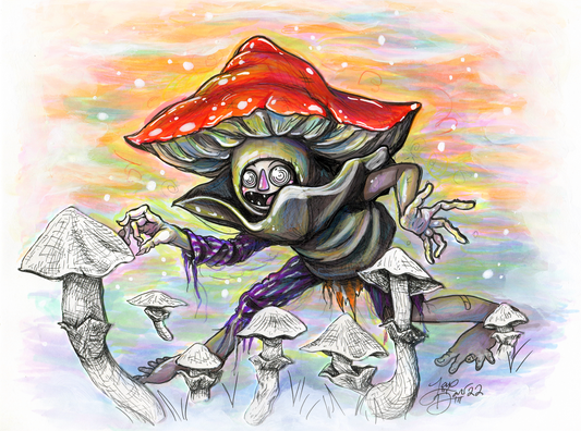 The Mad Eyed Mushroom (ORIGINAL ARTWORK)