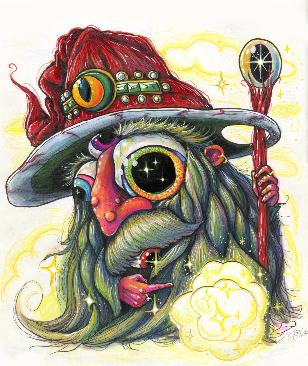 Basar the Wizard of Watchfulness (LIMITED PRINTS)