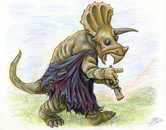 Tandy the Triceratops (LIMITED PRINTS)