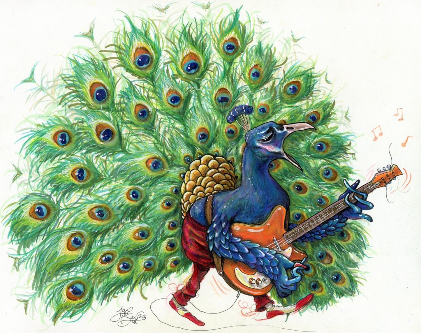 Palmer the Peacock (LIMITED PRINTS)