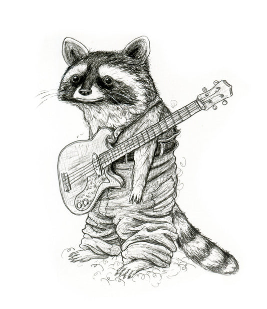 Redwald the Raccoon (LIMITED PRINT)