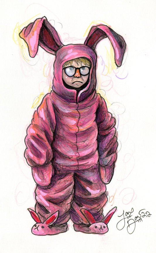 The Deranged Easter Bunny (ORIGINAL ARTWORK)