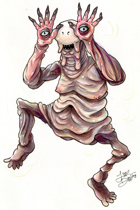 The Pale Man (ORIGINAL ARTWORK)